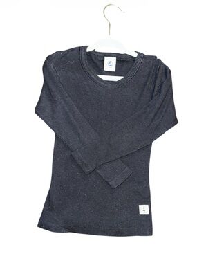 PETIT BATEAU Long Sleeve Thermal Top - Navy